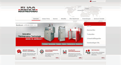 Desktop Screenshot of eliog-industrieofenbau.eu
