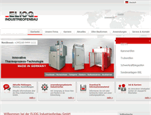 Tablet Screenshot of eliog-industrieofenbau.eu